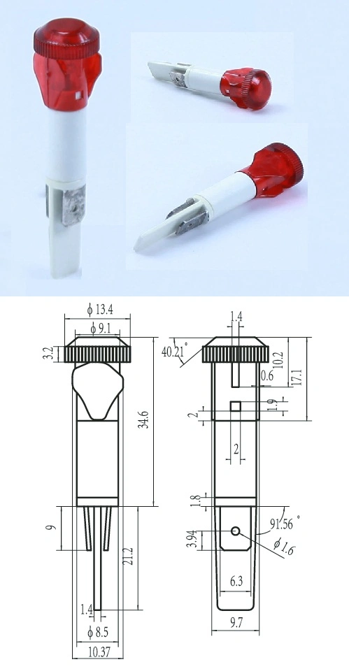 a-14-2 Llight Holder Neon/Plastic