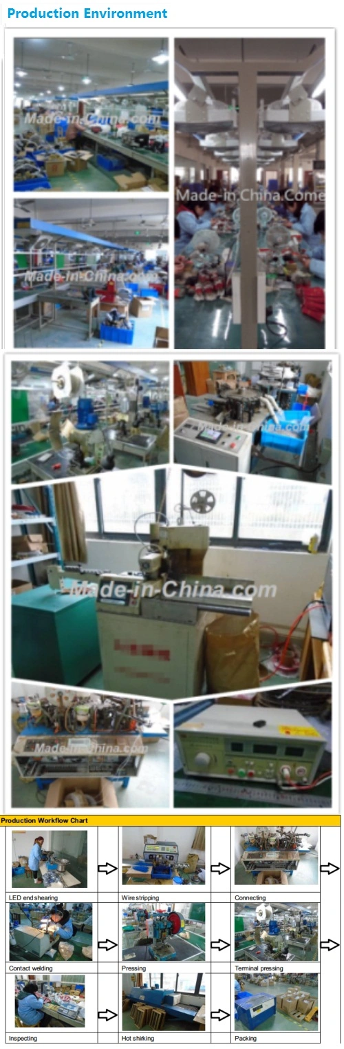 a-01 Transparent Lens White Cable Indication Lamp for Panels