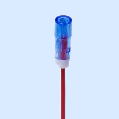 quality A-10-3 230 Volt Led Indicator Lights 6mm Dia Blue Led Indicator factory